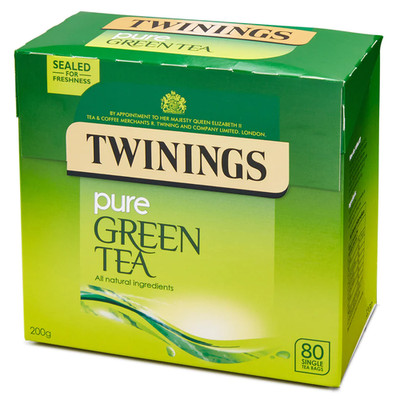 Twinings Pure Green Tea Grüner Tee 80 Beutel