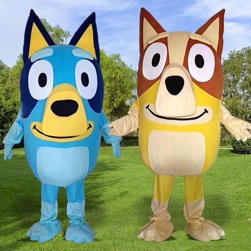 Mascot Costume for Adults Dog Bluey Full Outfit Cosplay Party Fancy Dress 185cm - Picture 8 of 24