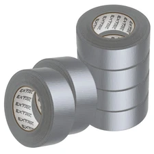 EXTRIC Duct Tape, Heavy Duty Silver Duct Tape, Strong Adhesive, Waterproof 2 ...