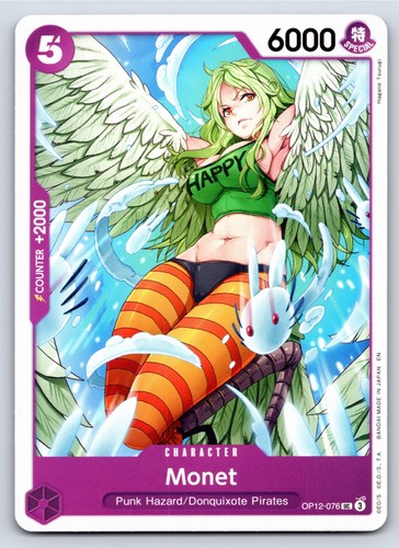 One Piece - OP12-076 - Monet - UC - US Seller