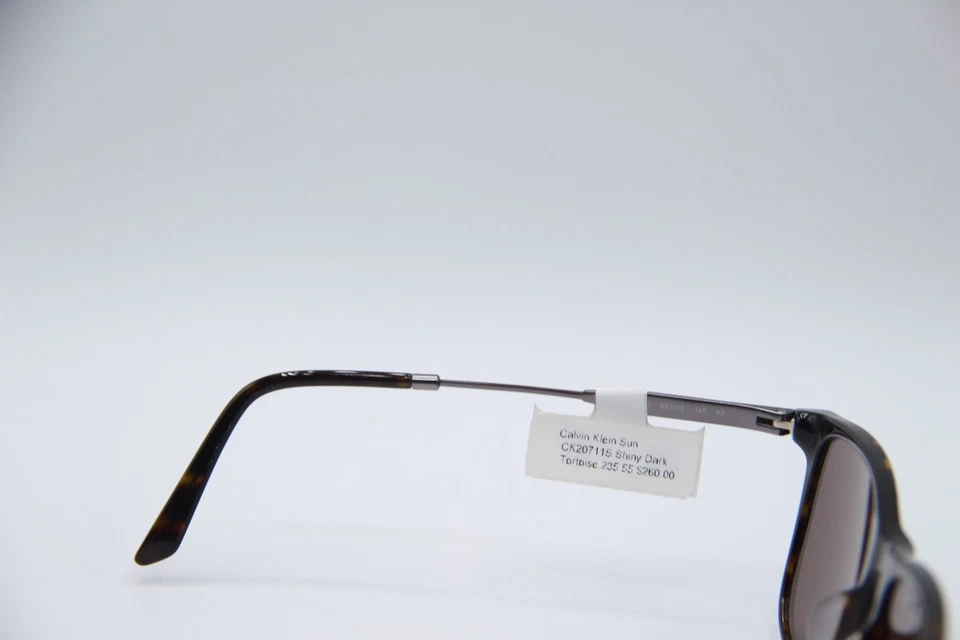 NUEVAS GAFAS DE SOL CALVIN KLEIN CK 20711S 235 HAVANA MARCO AUTÉNTICO 55-18 Foto 3 de 4