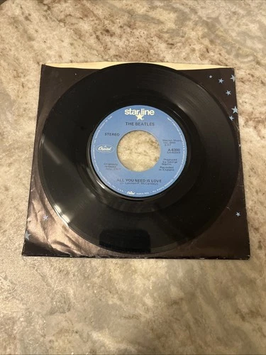 BEATLES 45 “ All you need is Love / Baby You’re A Rich Man” Star Line 6300 Mint