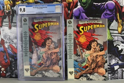The Death of Superman #nn ~ CGC Grade 9.8 with White Pages + Reader ~ New Slab!