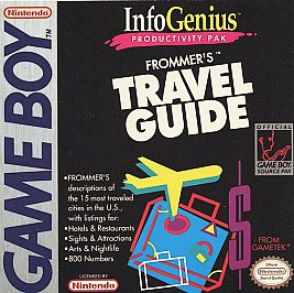 InfoGenius Productivity Pak: Frommer's Travel Guide (Nintendo Game Boy)