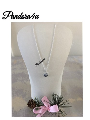 Pandora Necklace Sparkling Moon & Stars NeW With Tags PAN Gift BX - Picture 3 of 10