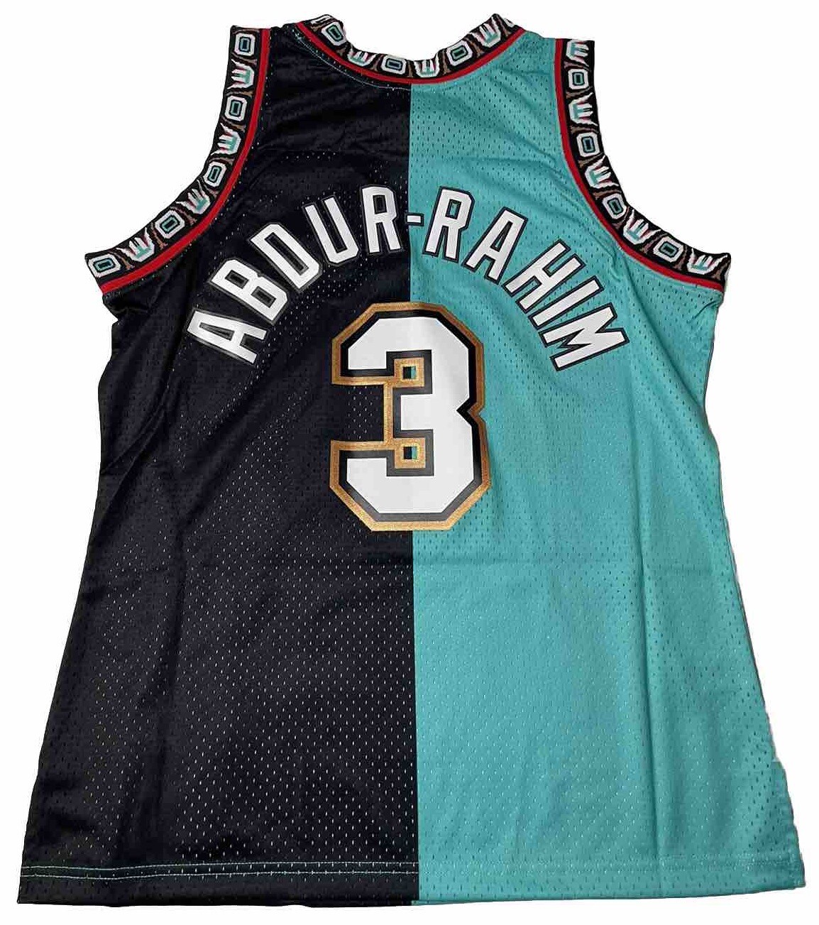 Mitchell & Ness Vancouver Grizzlies Shareef Abdur-Rahim Hardwood Classics Swingman Jersey - Teal, Size Large