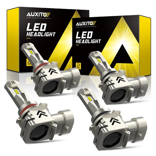 9006 9005 LED Headlights Kit Combo Bulbs 6000K High Low BEAM Super White Bright - Picture 11 of 12