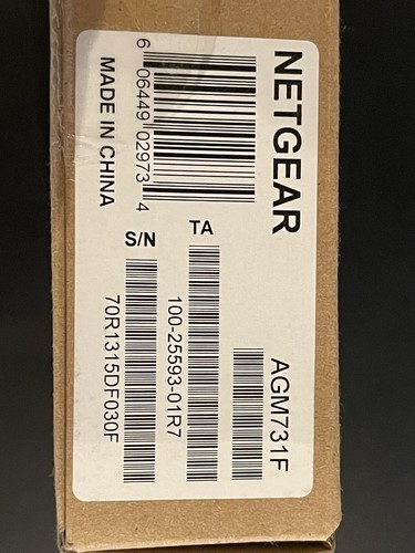 Netgear AGM731F SFP-Transceiver 1000Base-SX Multimode Glasfaser-Konnektivität - Zdjęcie 9 z 10