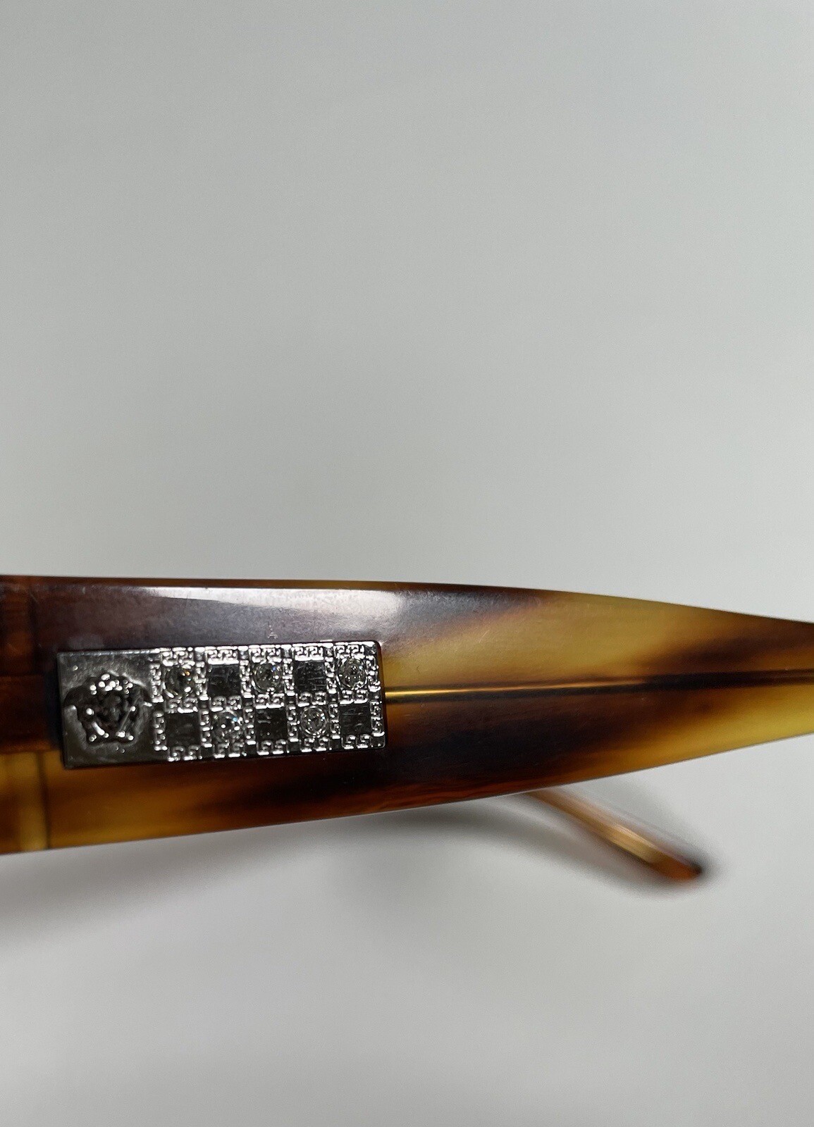 Vtg Versace Womens Glasses Frames Only Tortoise Italy Mod 3052 B 163 52 16 135 thumbnail 5