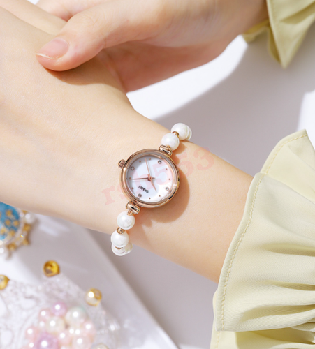Best Gift Mother of Pearl Shell Dial Natural Stone Bracelet Women's Quartz Watch - Picture 12 of 24