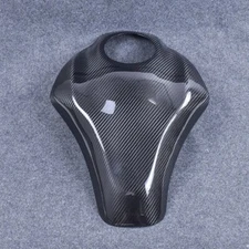 For 2017 - 2024 Z900 Carbon Fiber Gas Fuel Tank Cover , Glossy Twill