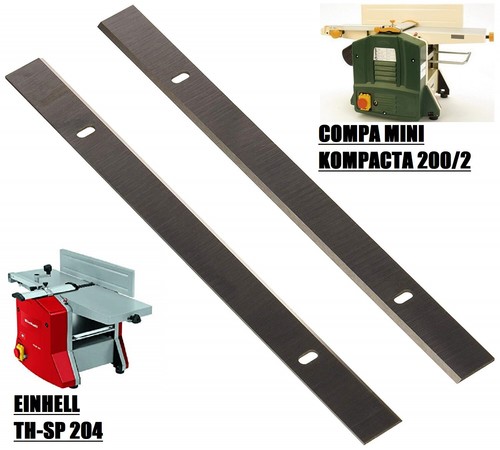 COLTELLI PIALLA FILOSPESSORE COMPATIBILI COMPA KOMPACTA 200/6 EINHELL TH-SP 204 - Foto 2 di 3
