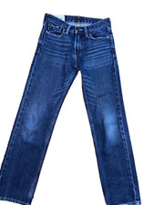 Abercrombie Kids Boys Classic Denim Straight Blue Jeans Size 12 Slim