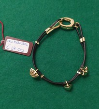 Bracciale Laura c designer. Caucciù e oro molecolare Nuovo
