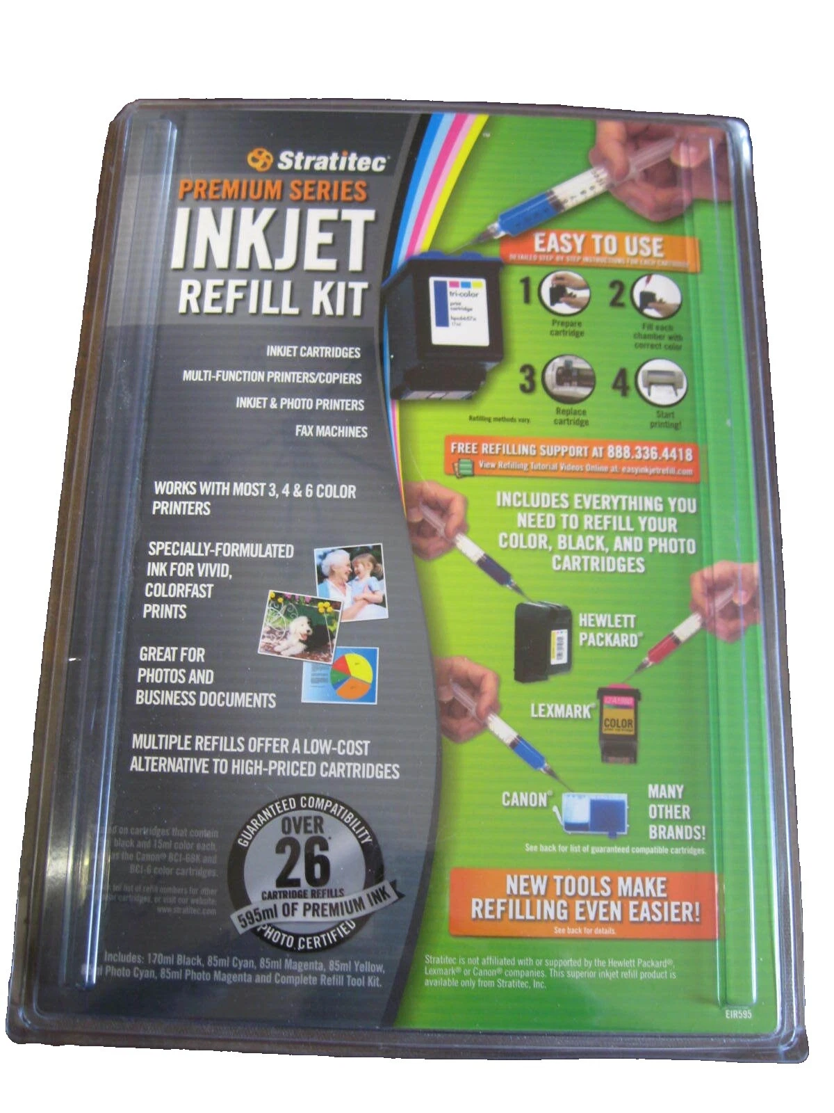 Inkjet Printer Toner Refills and Kits for HP