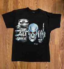 Vintage 1998 Stone Cold Steve Austin Shirt WWF 100% Whoop Ass