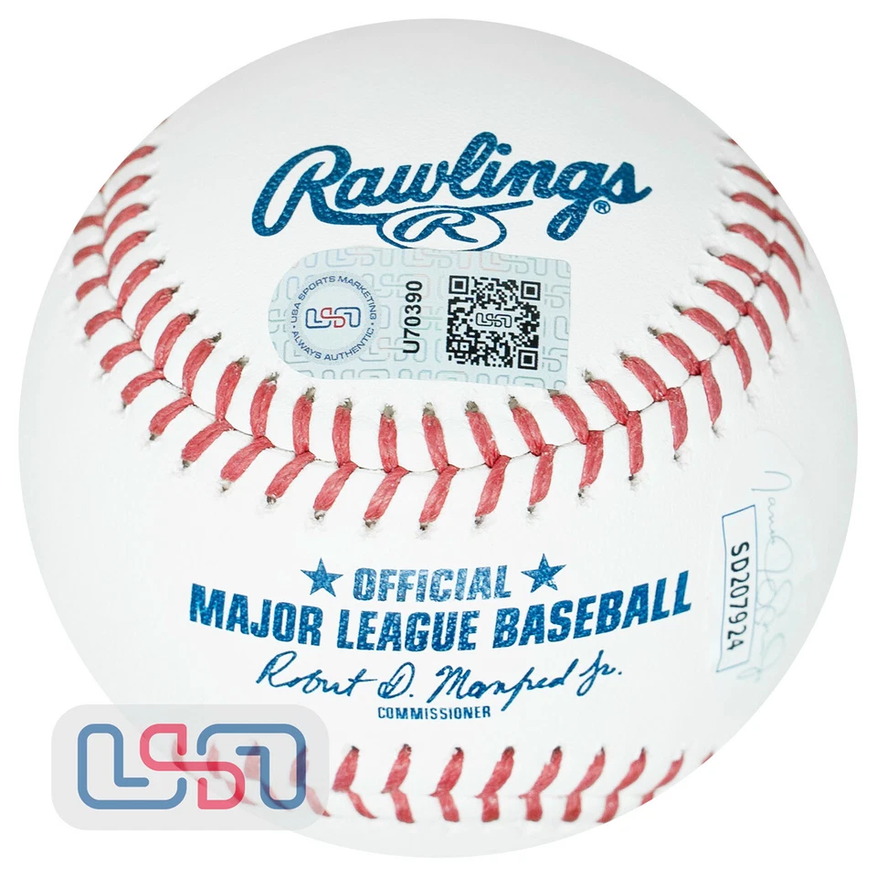 Jackson Chourio Brewers Signed "Action Jackson" OMLB Baseball USA SM JSA #2 - Image 2 of 4