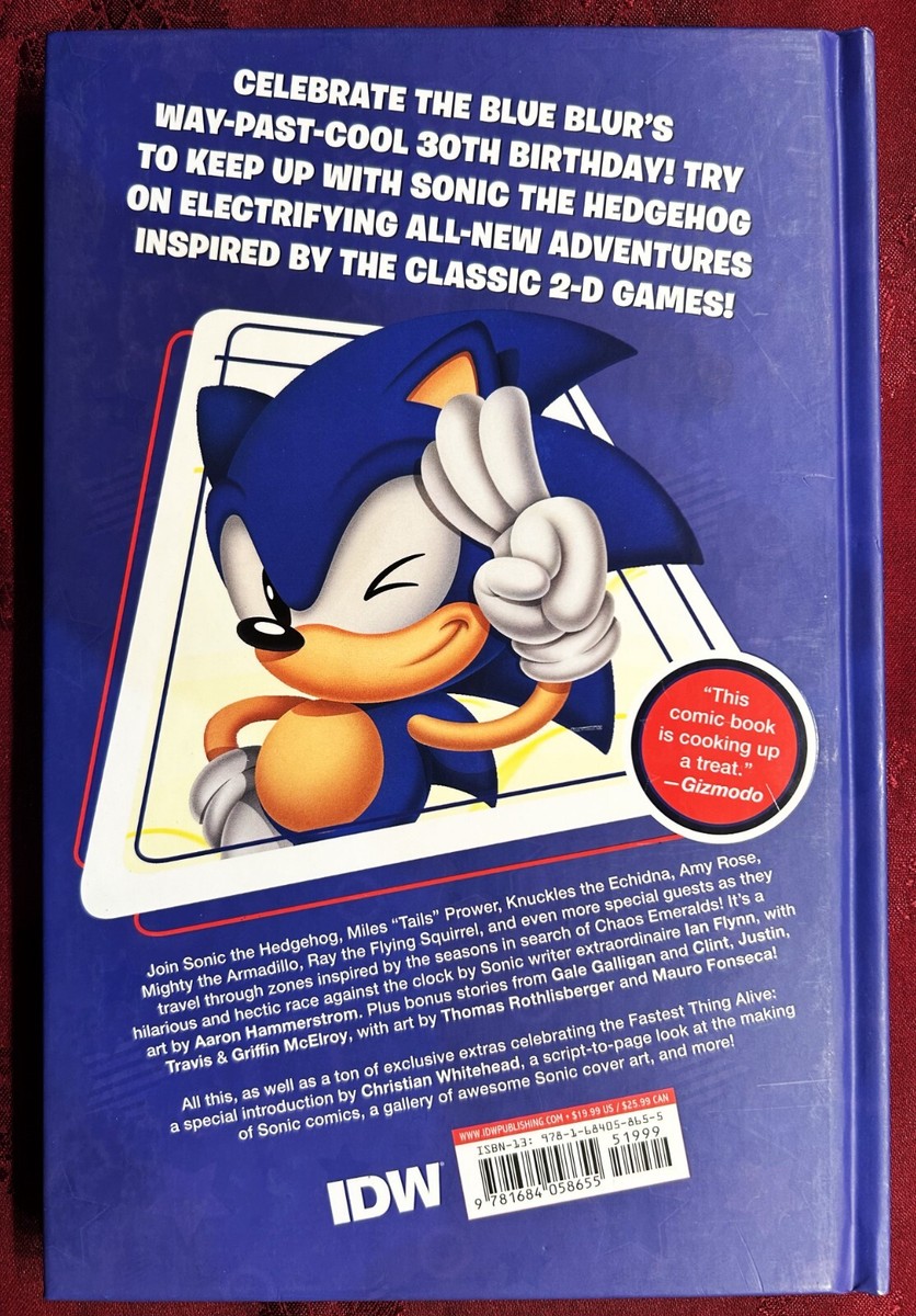 SONIC The HEDGEHOG Comic Book IDW 30th Anniversary Deluxe Issue
