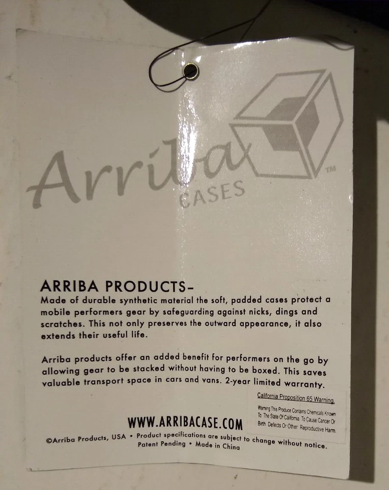 Arriba Cases AL-54 6"x6"x8" PADDED Pinspot Lighting Soft Shell Bag Utility Case - Image 4 of 4