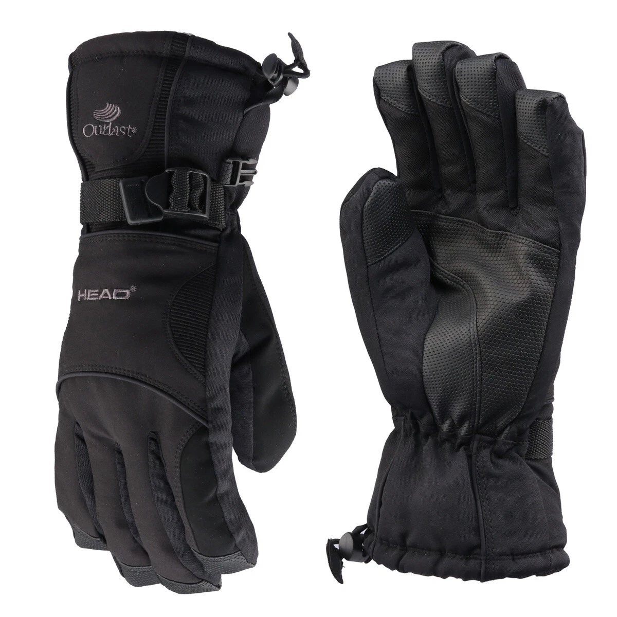 US Men's Ski Gloves Snowboard Motorcycle Riding Winter Windproof Skiing Glove -L