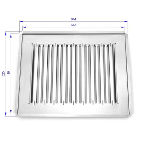 Grillset 2-teil. Grillrost, Flammabdeckung für 3-flammige Grill/Bräter 3-Brenner - Bild 4 von 5