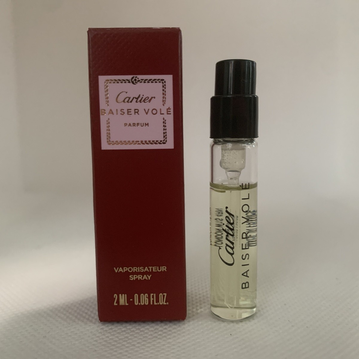 NEW! Cartier Baiser Vole Parfum Spray 2ml / 0.06oz FREE SHIPPING