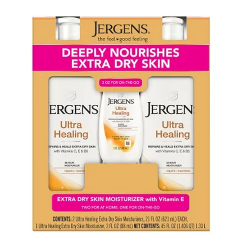 Jergens Ultra Healing Extra Dry Skin Moisturizer (21 Fl. Oz., 2 Pk. + 3 Fl. Oz.) - Afbeelding 1 van 12