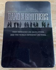 Band of Brothers - DVD set TIN box of 6 DVDs , Tom Hanks & Steven Spielberg