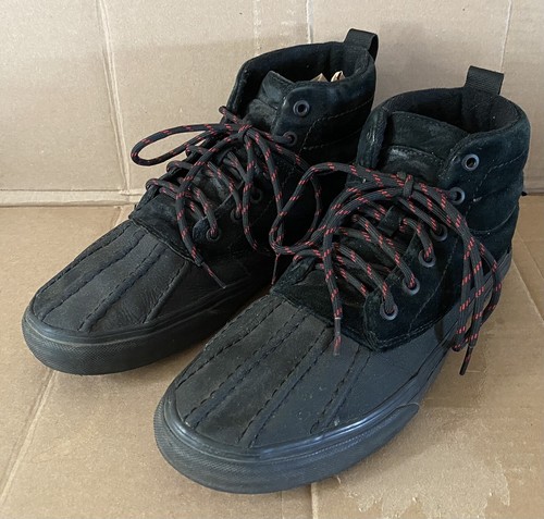 vans del pato black