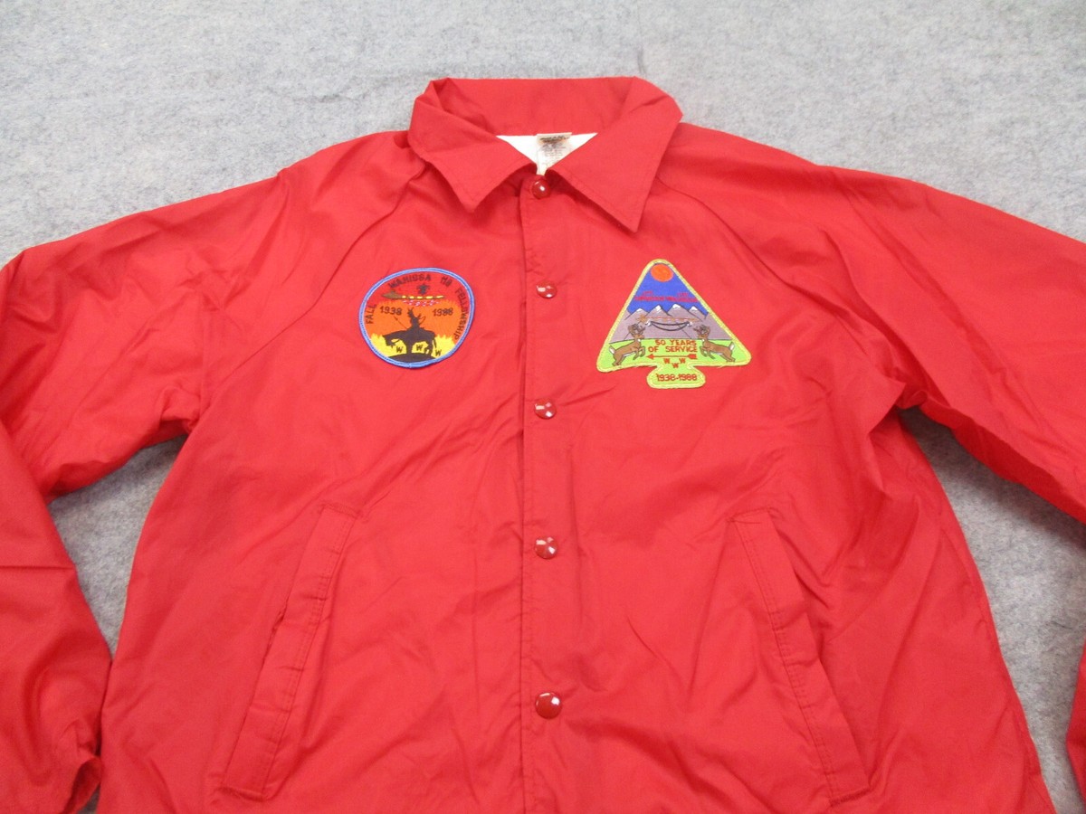 70's BOY SCOUTS OF AMERICA ヴィンテージジャケット Vintage Boy Scouts Of America Jacket Mens Medium Red Order