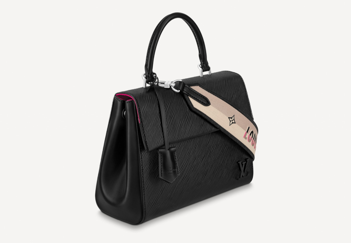 Louis Vuitton Cluny BB Epi Leather Black Pink M59134 Crossbody Bag LV logo s l1200
