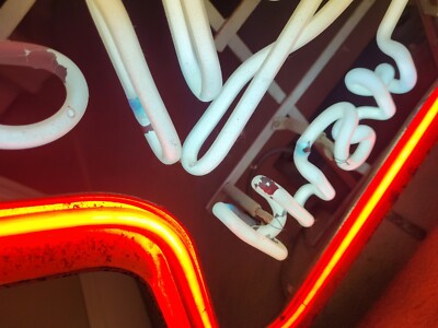 VINTAGE MILLER HIGH LIFE NEON BEER SIGN ANTIQUE ADVERTISING