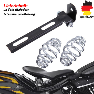 Motorrad-Sitzfedern Edelstahl - Sattelfedern Halterungsset Für Bobber