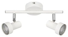 Rabalux 5355 Deckenstrahler 2 Spots Konrad, GU10, weiß, Standard, 27,5cm
