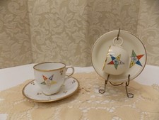 Eastern Star teacups vintage