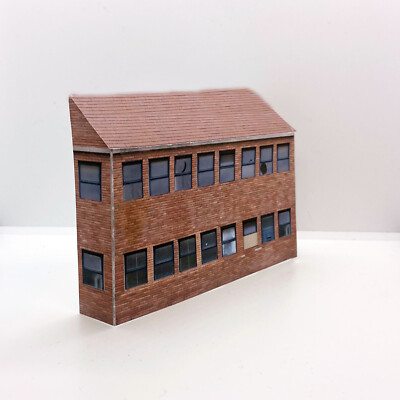 Karte Niederrelief Spur N Industriegebäude Modelleisenbahn Gebäude 1/148 LRI35