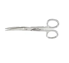 Miltex Vantage Operating Scissors, Curved, S/B, Stainless Steel, 4-1/2" V95-42