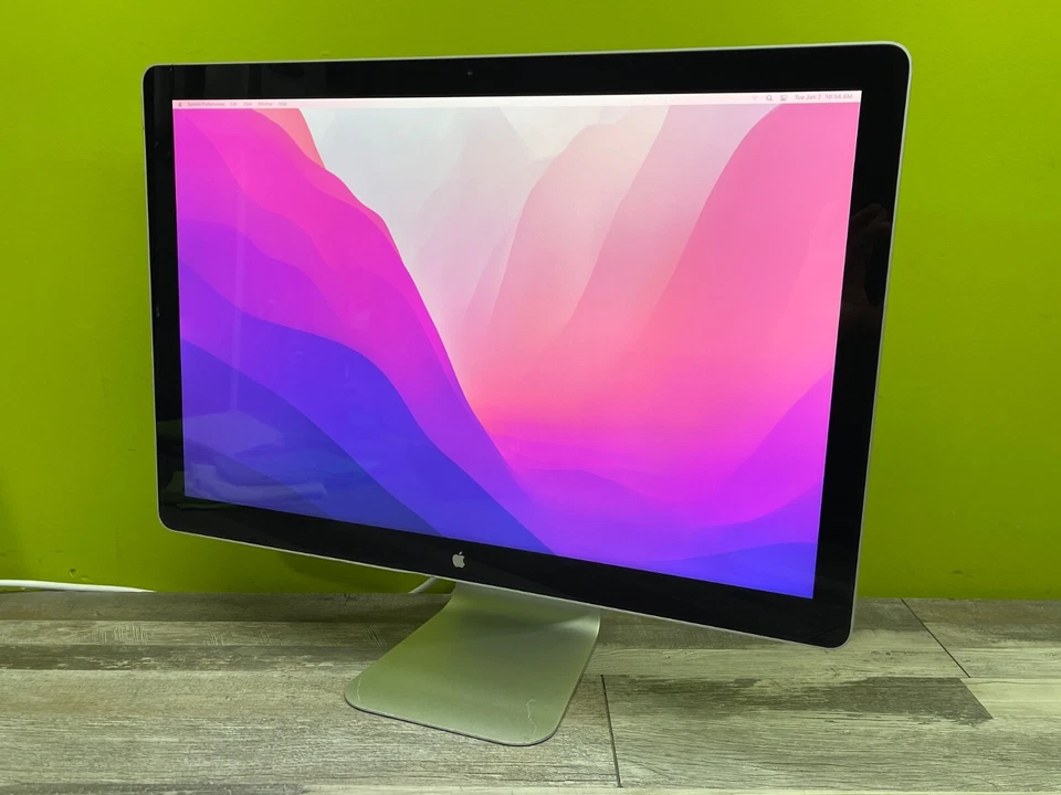 Apple Cinema Display LED A1267 24" LED Silver MB382LL/A - 1920x1200 MagSafe USB - Image 3 of 4