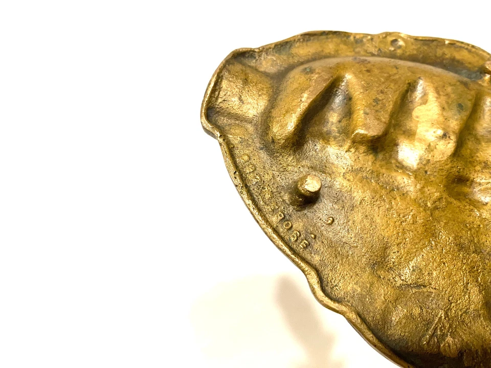 Ancien cendrier en Bronze Exposition Coloniale Internationale de Paris 1931 - Photo 3/4