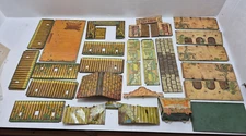 Vintage T. Cohn and Mark Fort Davy Crockett Tin Toy Parts Playset Lot Litho