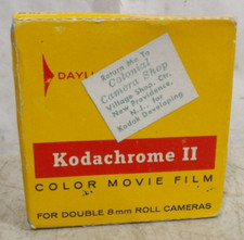 Vintage 1960s70s Kodachrome II Color Movie Film 8mm 25ft New Old Stock