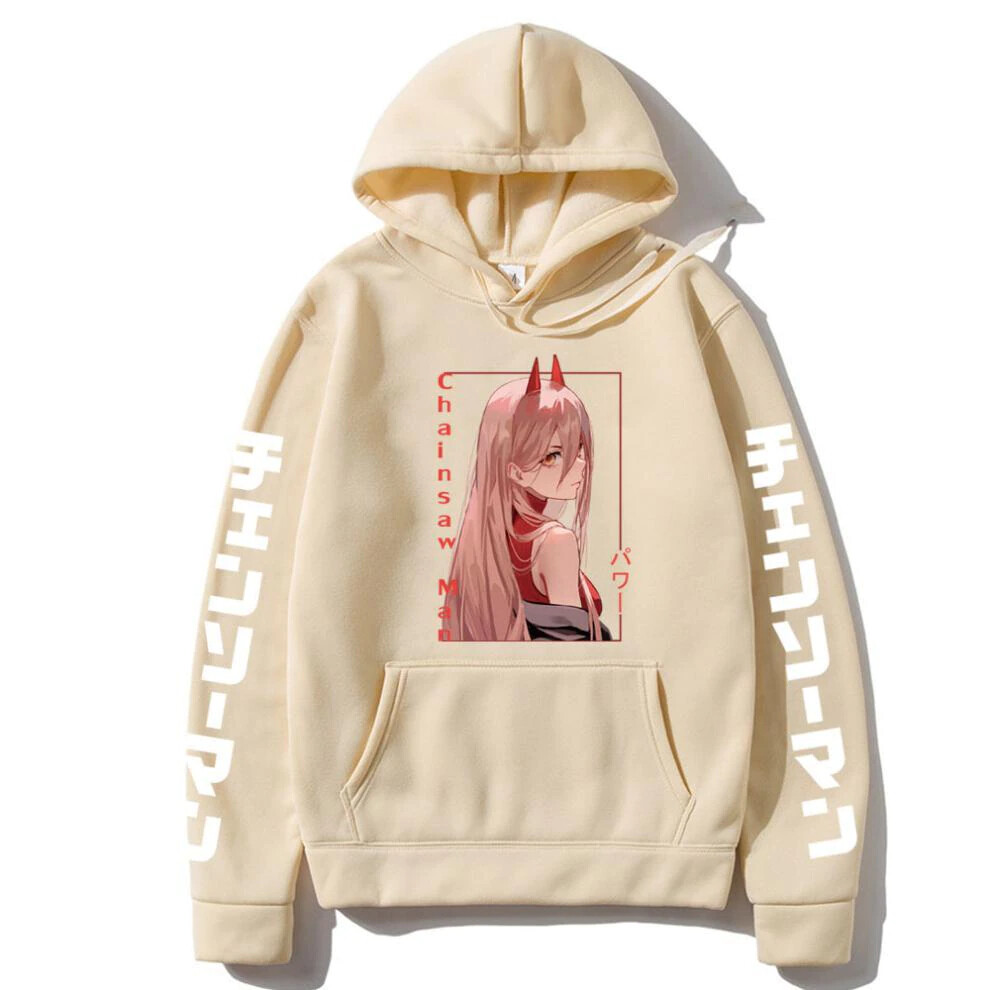 Power Chainsaw Man Unisex Hoodie Anime Men Women Pullover Power Chainsaw Man Unisex Hoodie Anime Men Women Pullover