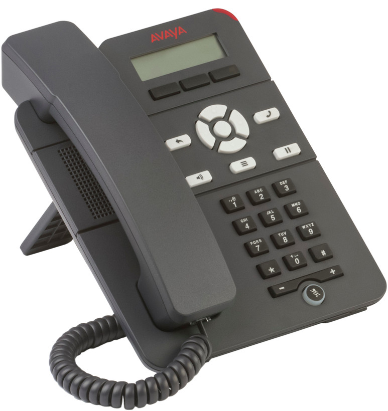 Téléphone IP Avaya J129 noir neuf pour communication professionnelle en entreprise