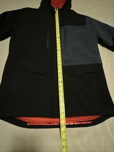 Fox Head Racing Fox Ski Snowboard Jacket 3000 mm Large Black Nice Free Shipping - Picture 5 of 12
