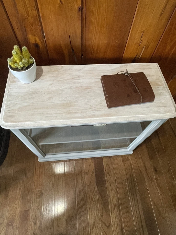 Витринный шкаф в фермерском стиле из цельного дерева - Изображение 3 из 4