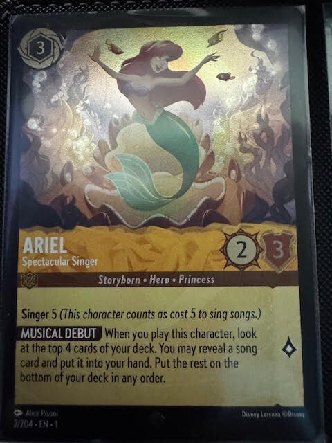 Disney Lorcana Set 1 - First Chapter FOIL CARDS - COMPLETE