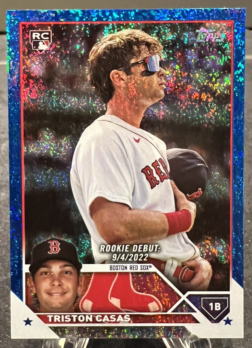 TRISTON CASAS 2023 Topps Update #US221 Blue Foil Parallel #/999 Rookie