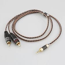 2.5mm 4pole to Dual RCA Headphone Cable for Astell&Kern AK380 DP-X1A FIIO X5III