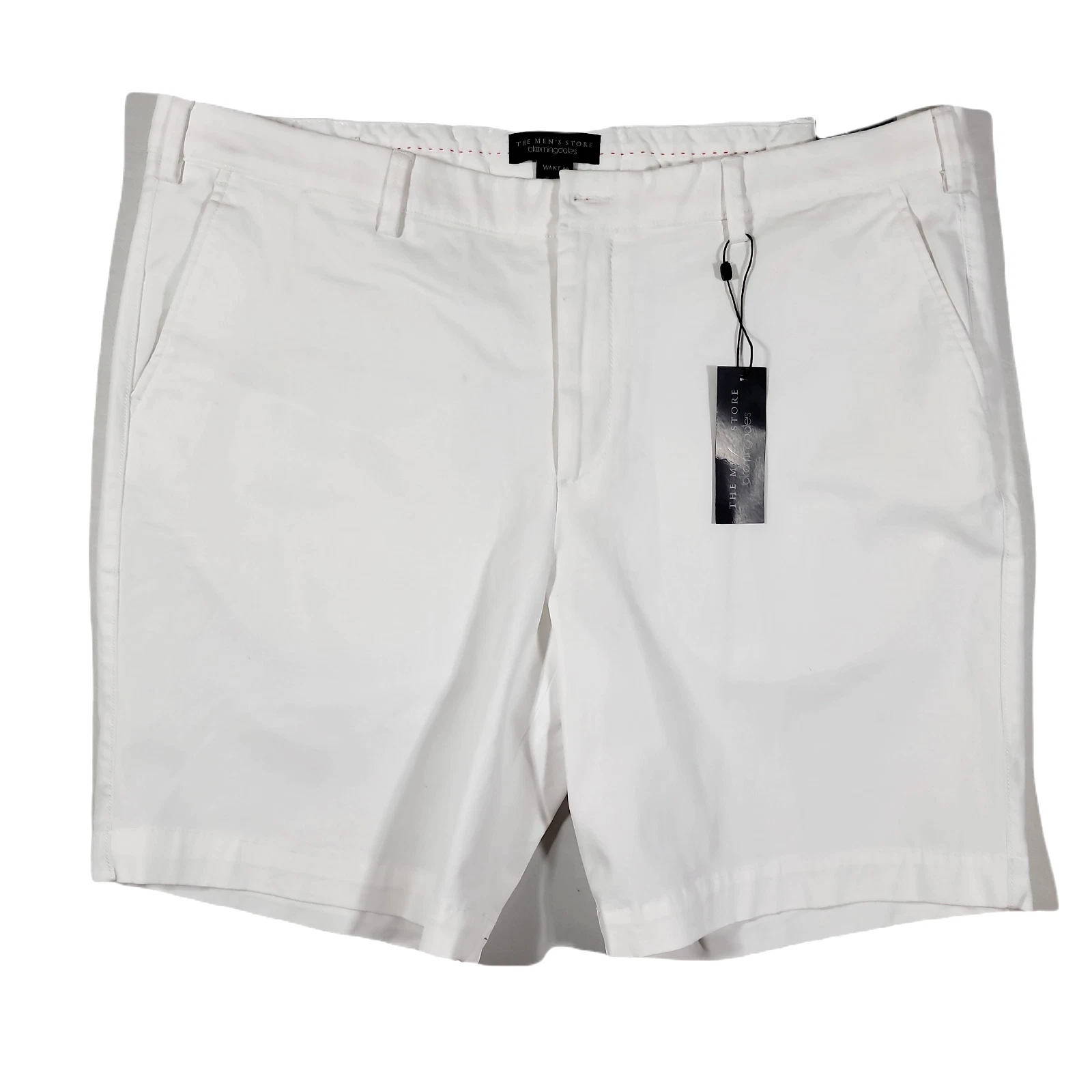 The Mens Store White Twill Regular Fit Shorts Mens 40