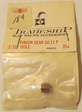Tradeship Brass Pinion Gear, 11 Tooth, 3/32" Hole #603, MIP
